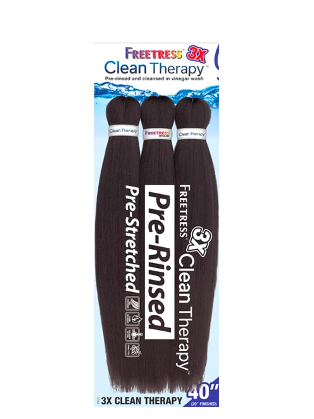 Shake N Go Freetress Braid 3X Clean Therapy 40 Bellician