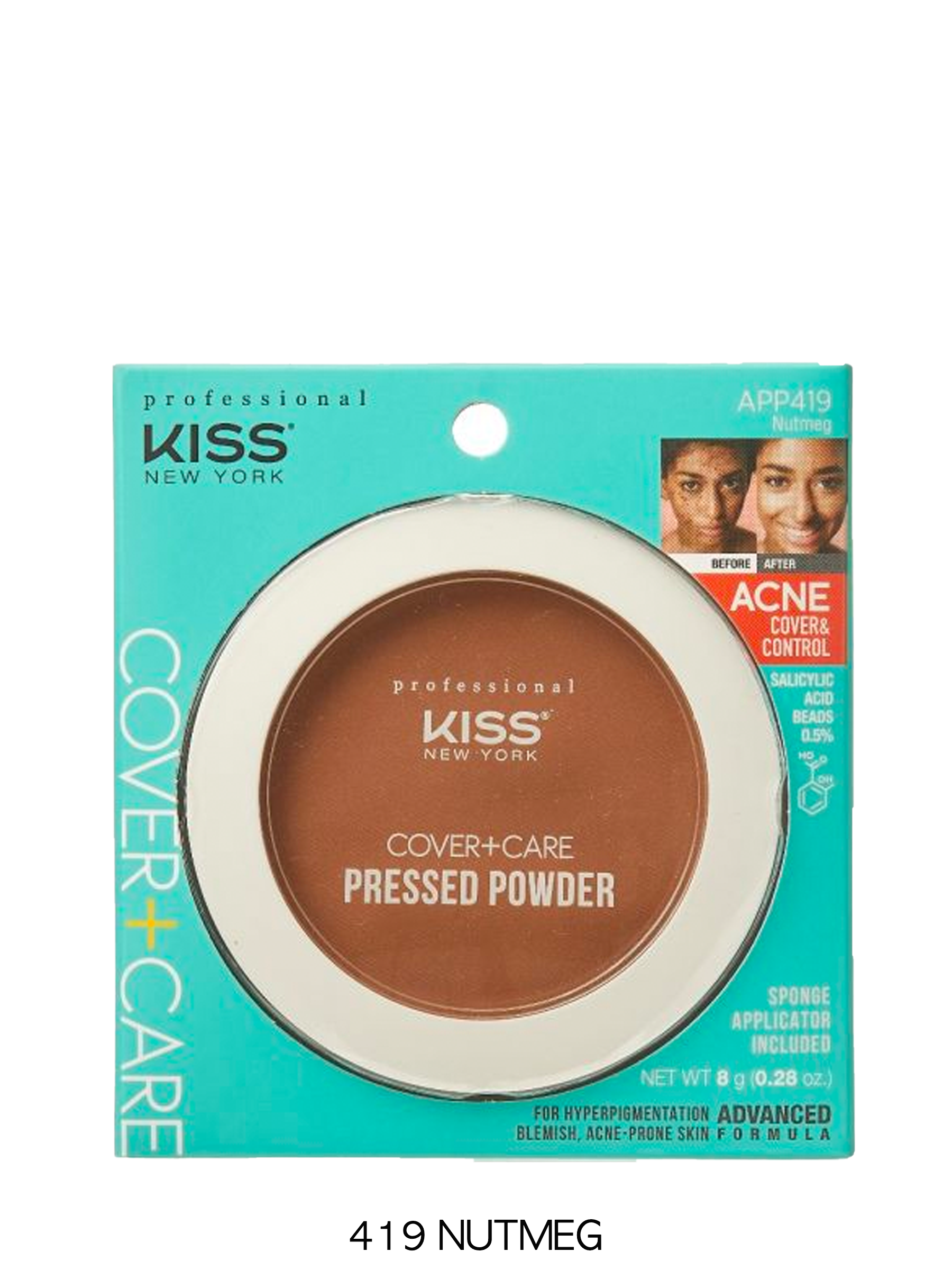 Kiss Cover + Care Pressed Powder