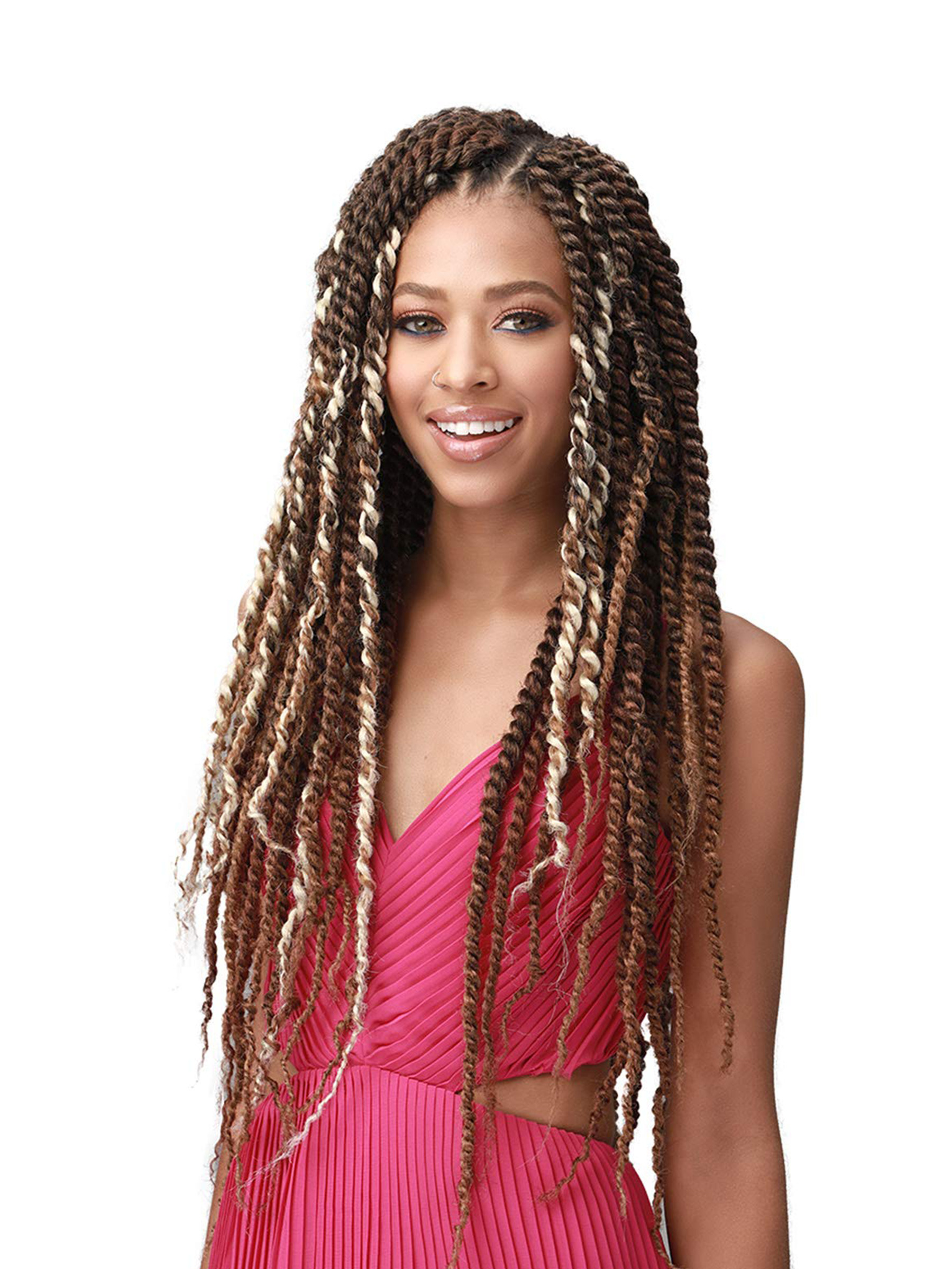 Bobbi Boss Synthetic Crochet 3X Pre Stretched Jamaica Braid 24"