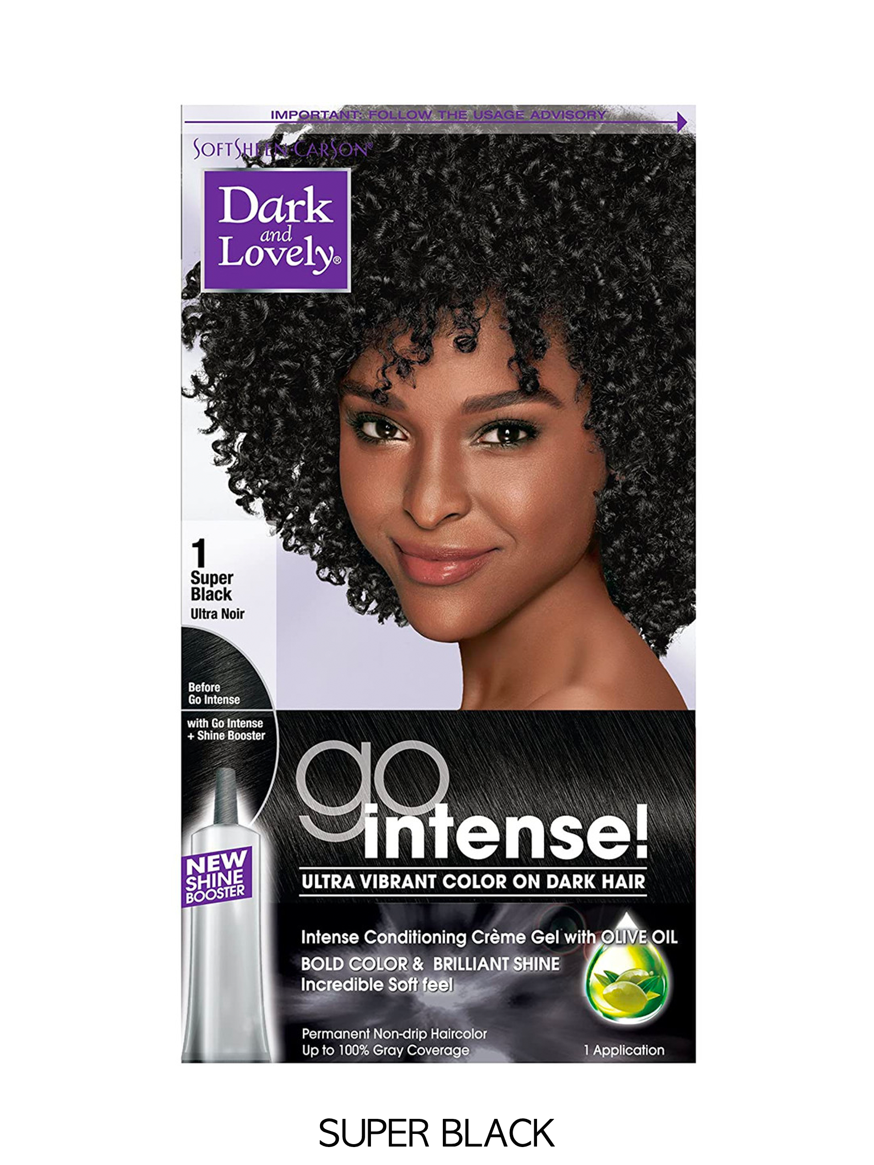 Dark & Lovely Go Intense Permanent Hair Color Kit