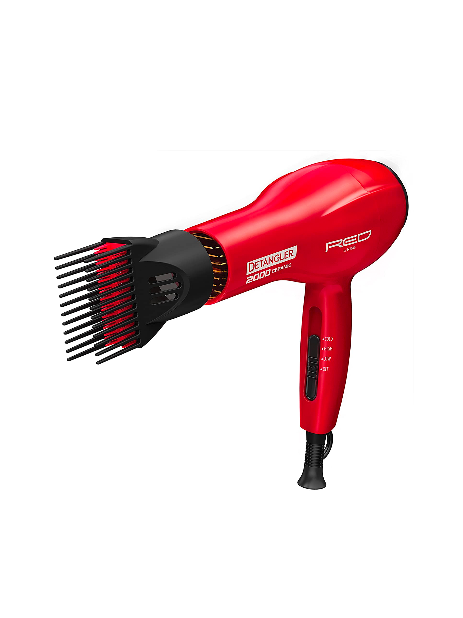 Red by Kiss Detangler 2000 Ceramic Ionic Blow Dryer BD10N