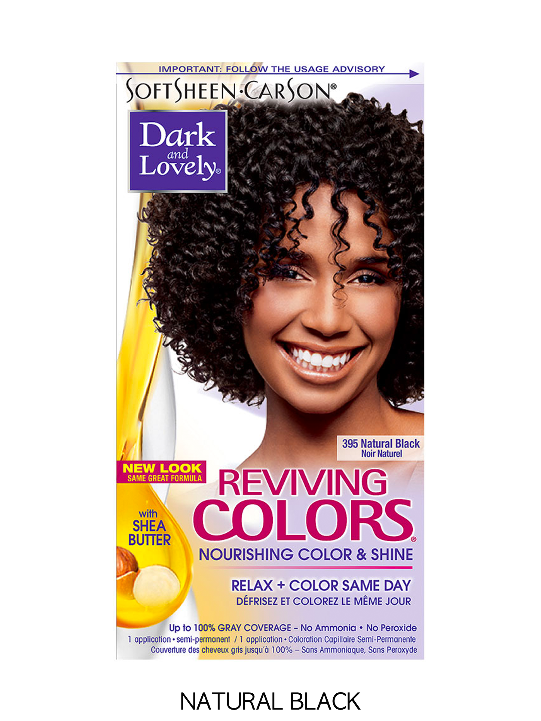 Dark & Lovely Reviving Colors Semi-Permanent Hair Color Kit