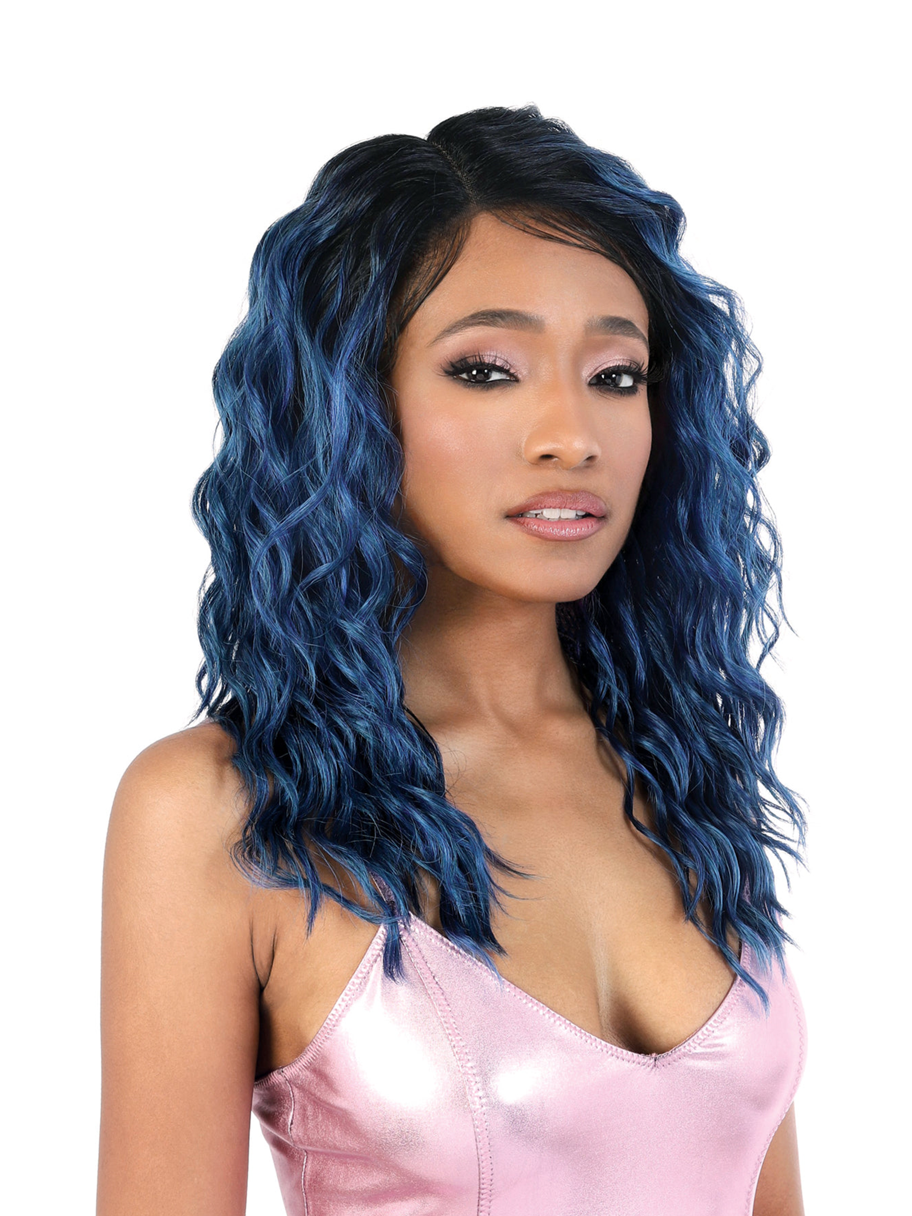 Motown Tress Synthetic 6" Deep Part Lace Front Wig LDP SPIN 18