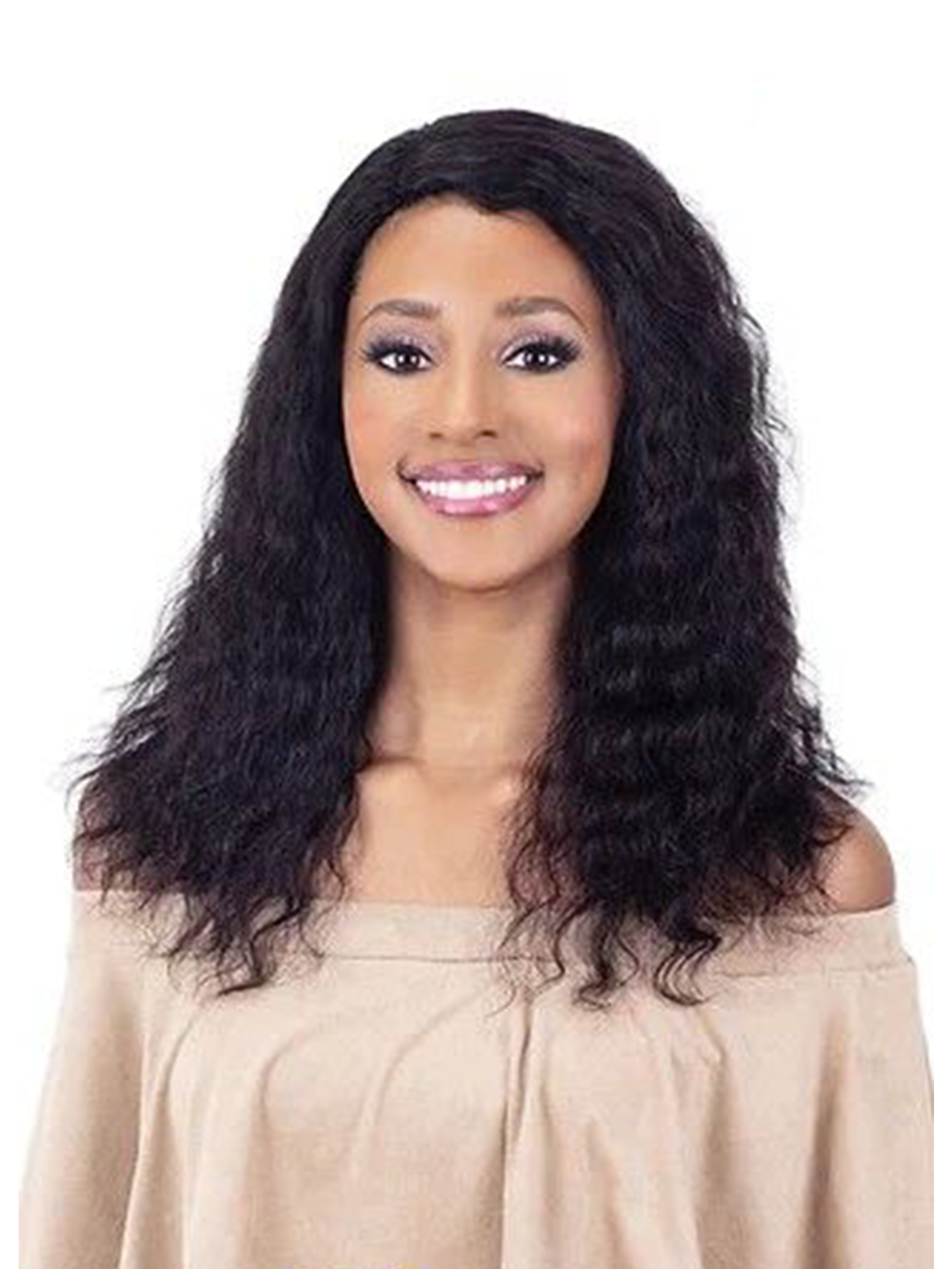 Mayde Beauty 100% Human Hair Wet & Wavy Invisible Lace Part Wig Loose Deep 20" 