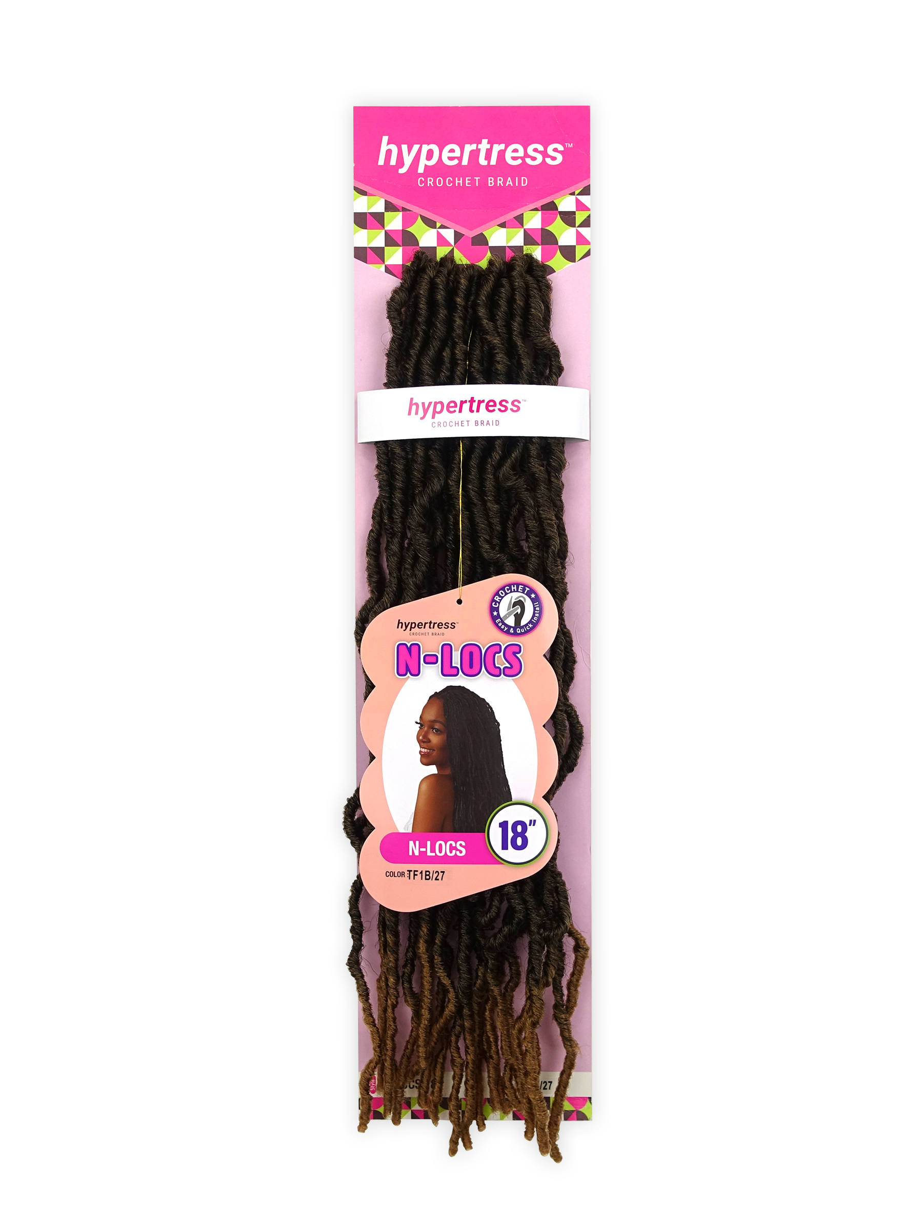 Hypertress Crochet Braid N-Locs 18"