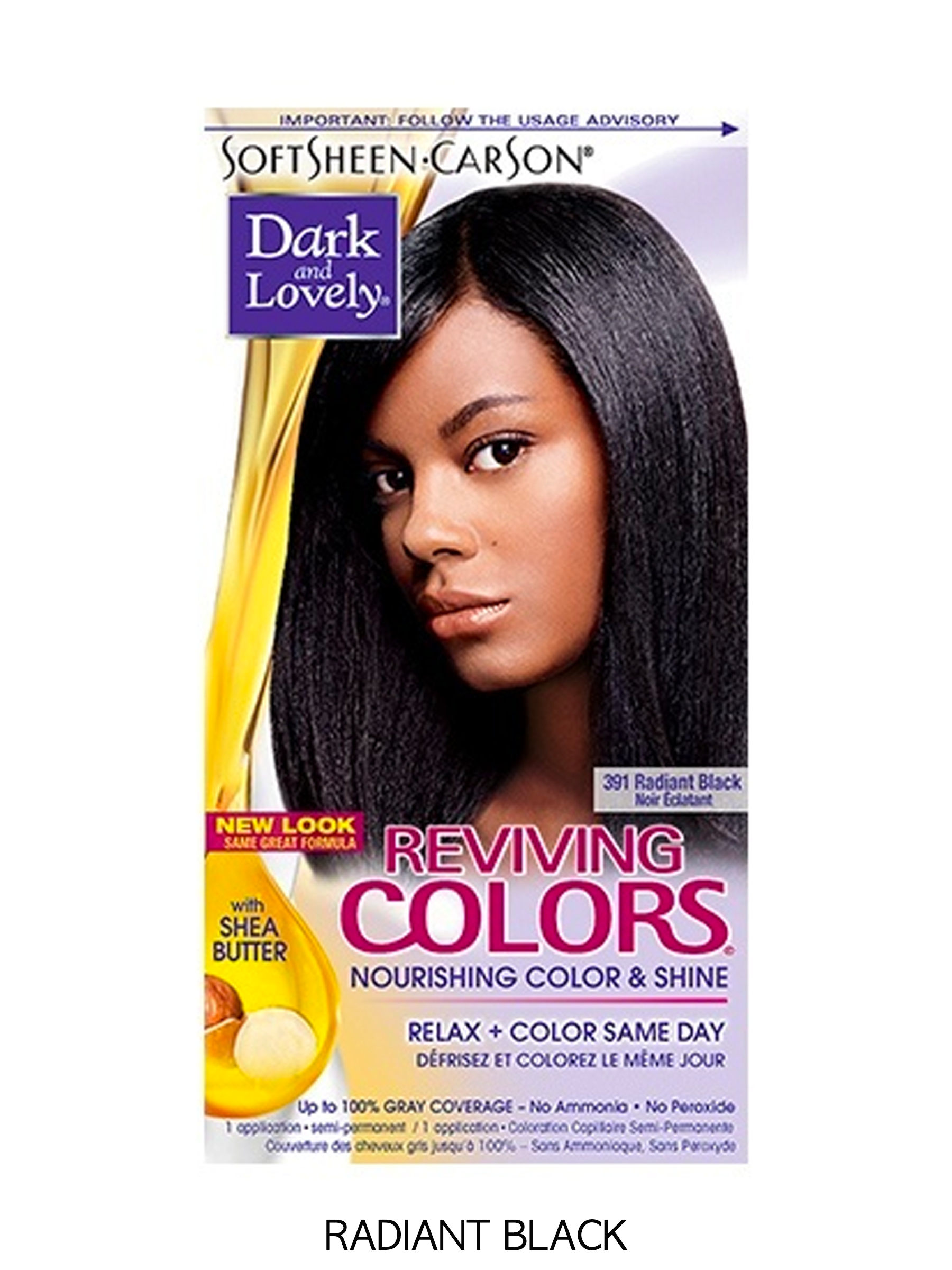 Dark & Lovely Reviving Colors Semi-Permanent Hair Color Kit