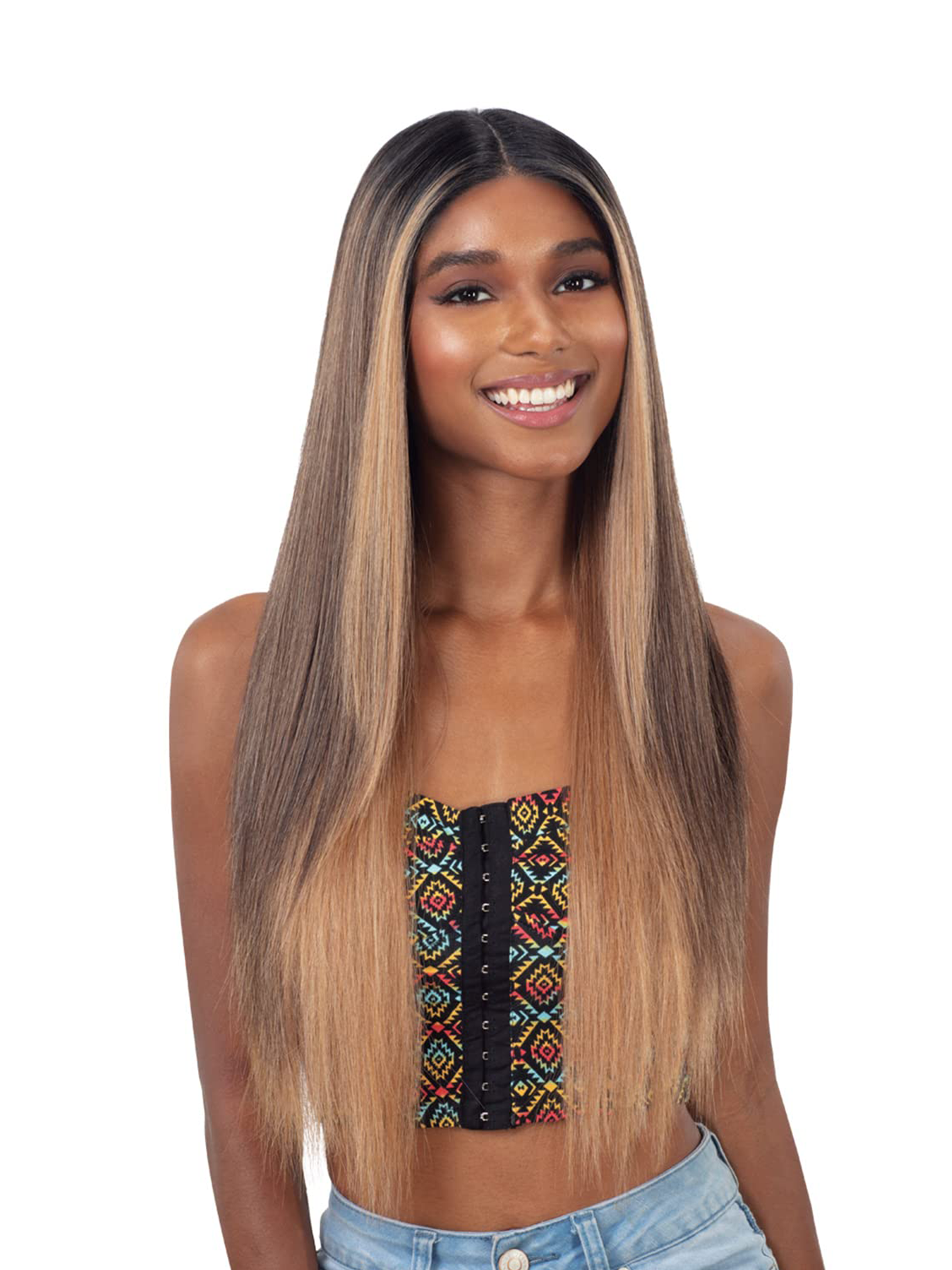 Shake-N-Go Freetress Equal Level Up Synthetic HD Lace Front Wig Ladonna