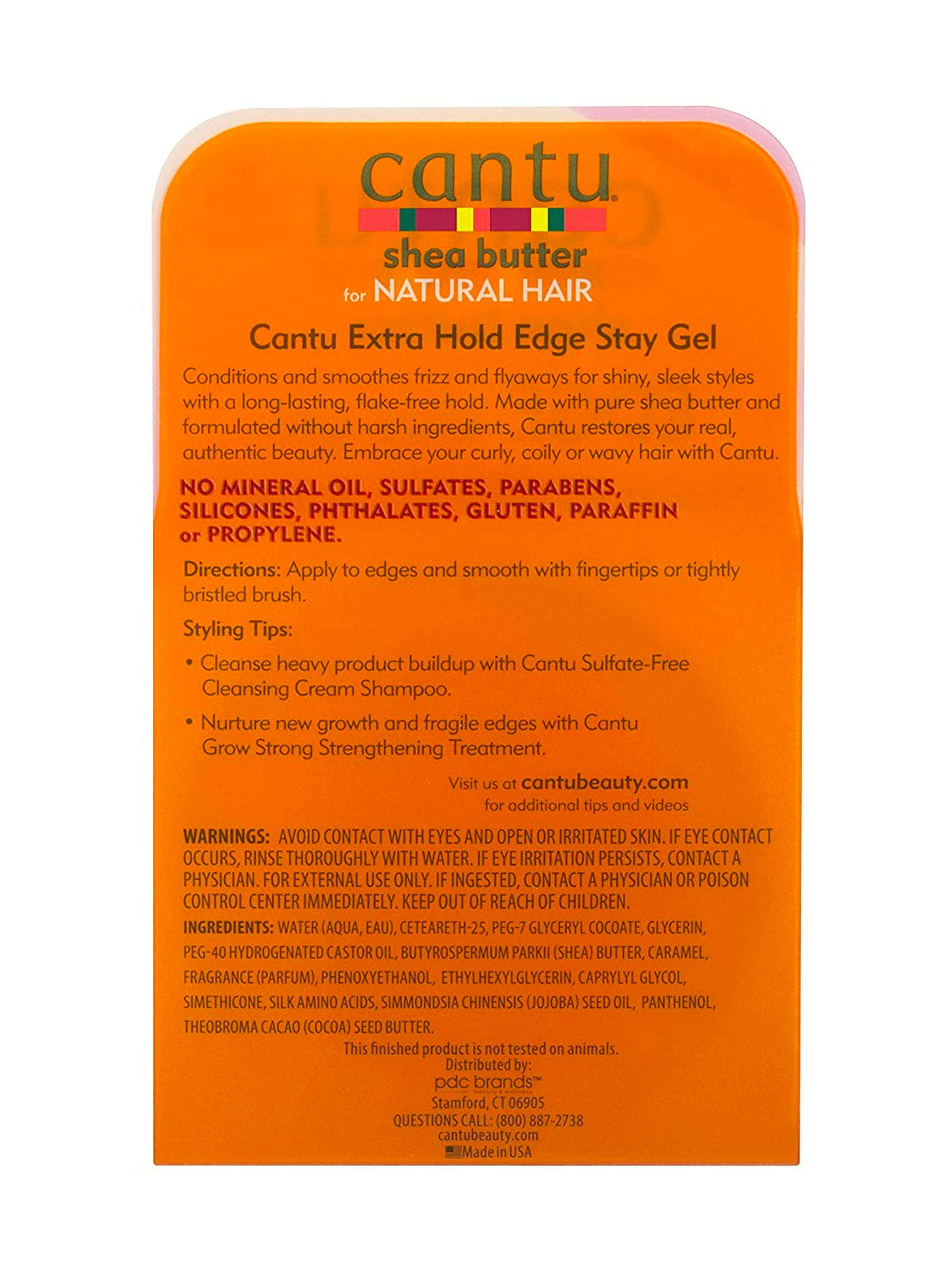 Cantu Shea Butter Extra Hold Edge Stay Gel 2.25oz