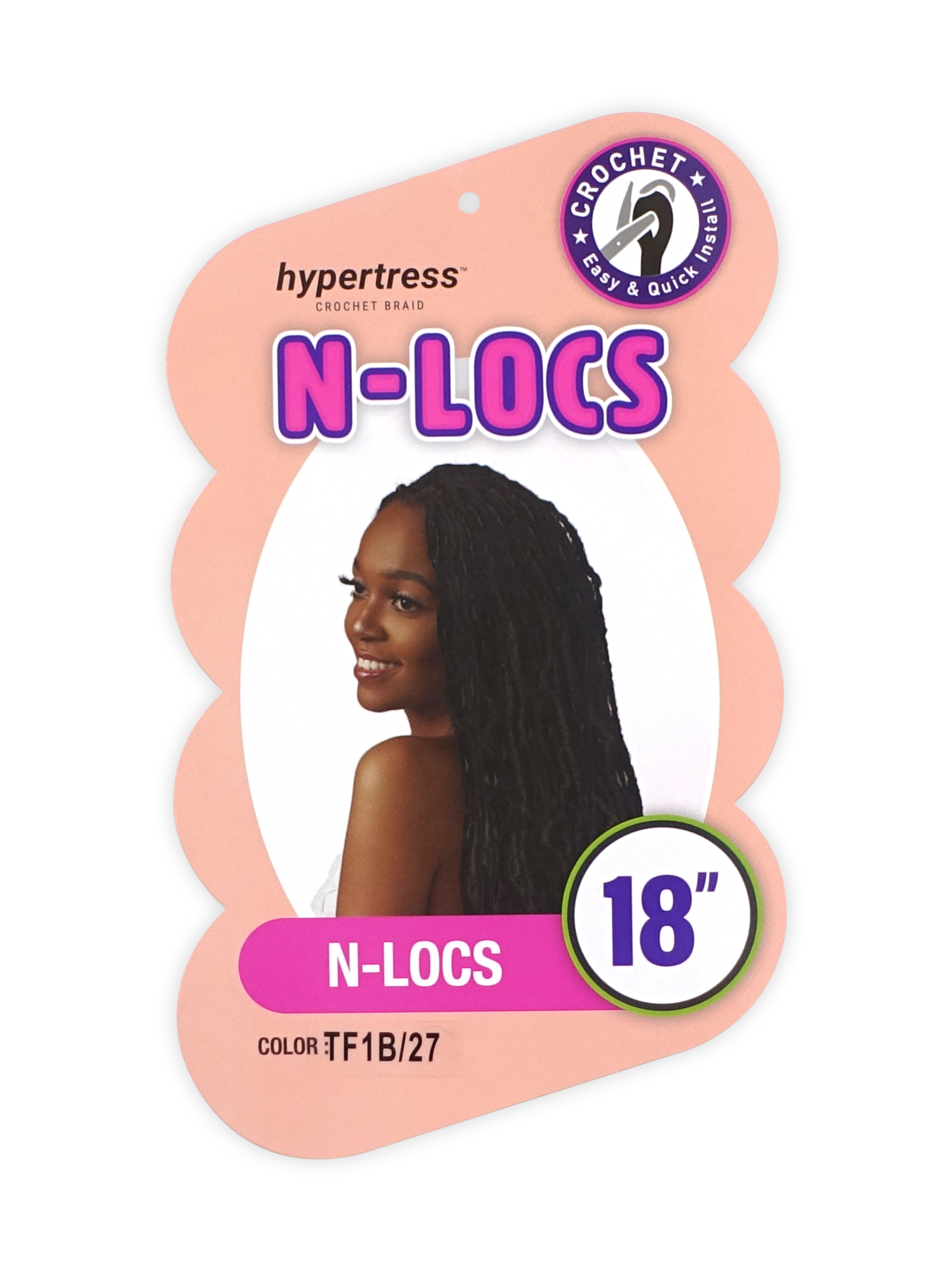 Hypertress Crochet Braid N-Locs 18"