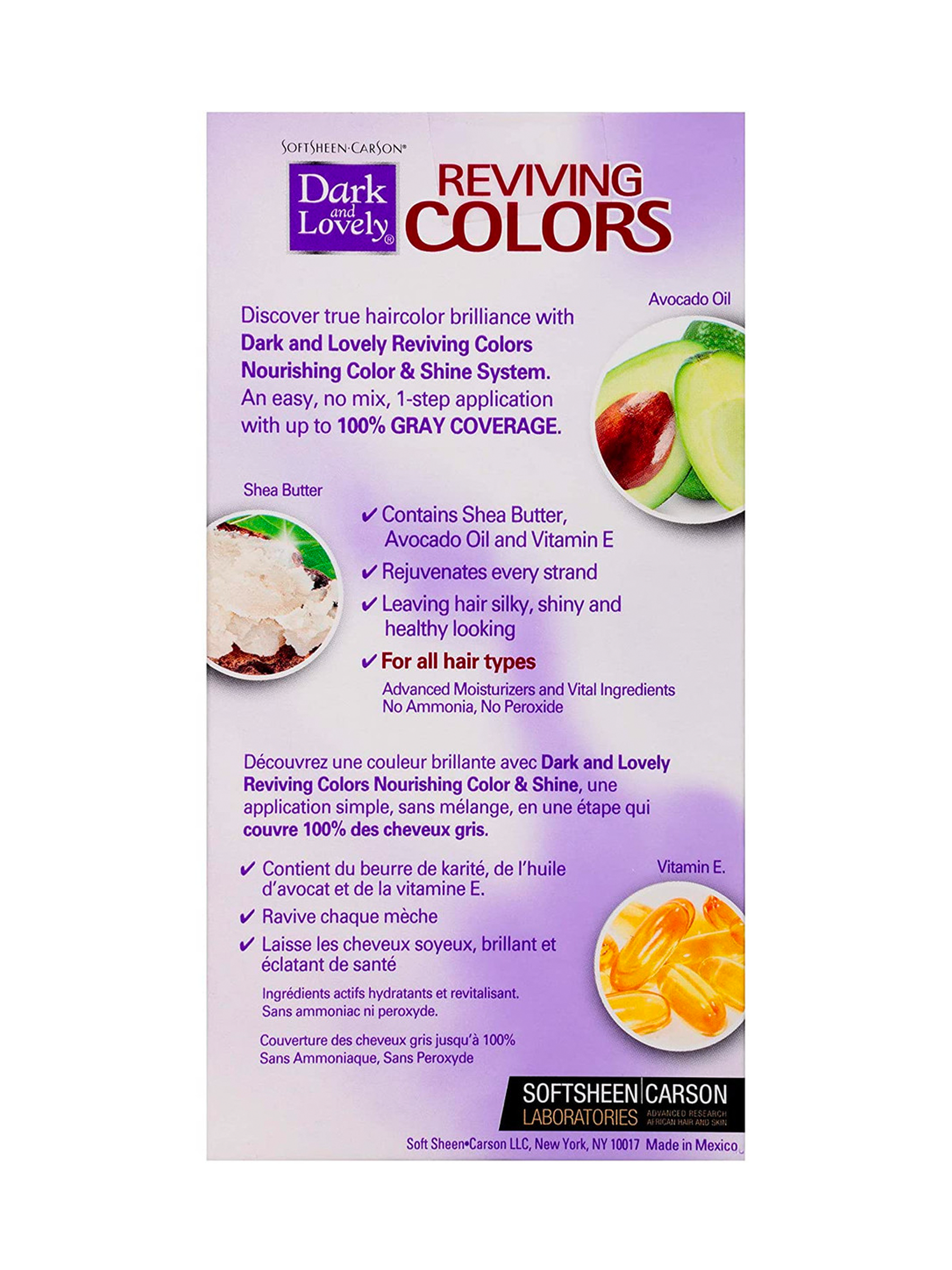 Dark & Lovely Reviving Colors Semi-Permanent Hair Color Kit