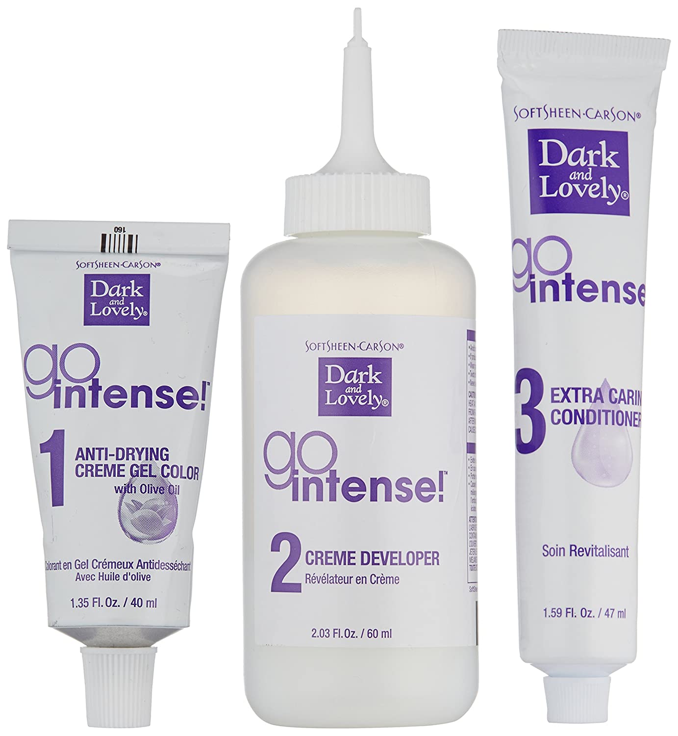 Dark & Lovely Go Intense Permanent Hair Color Kit