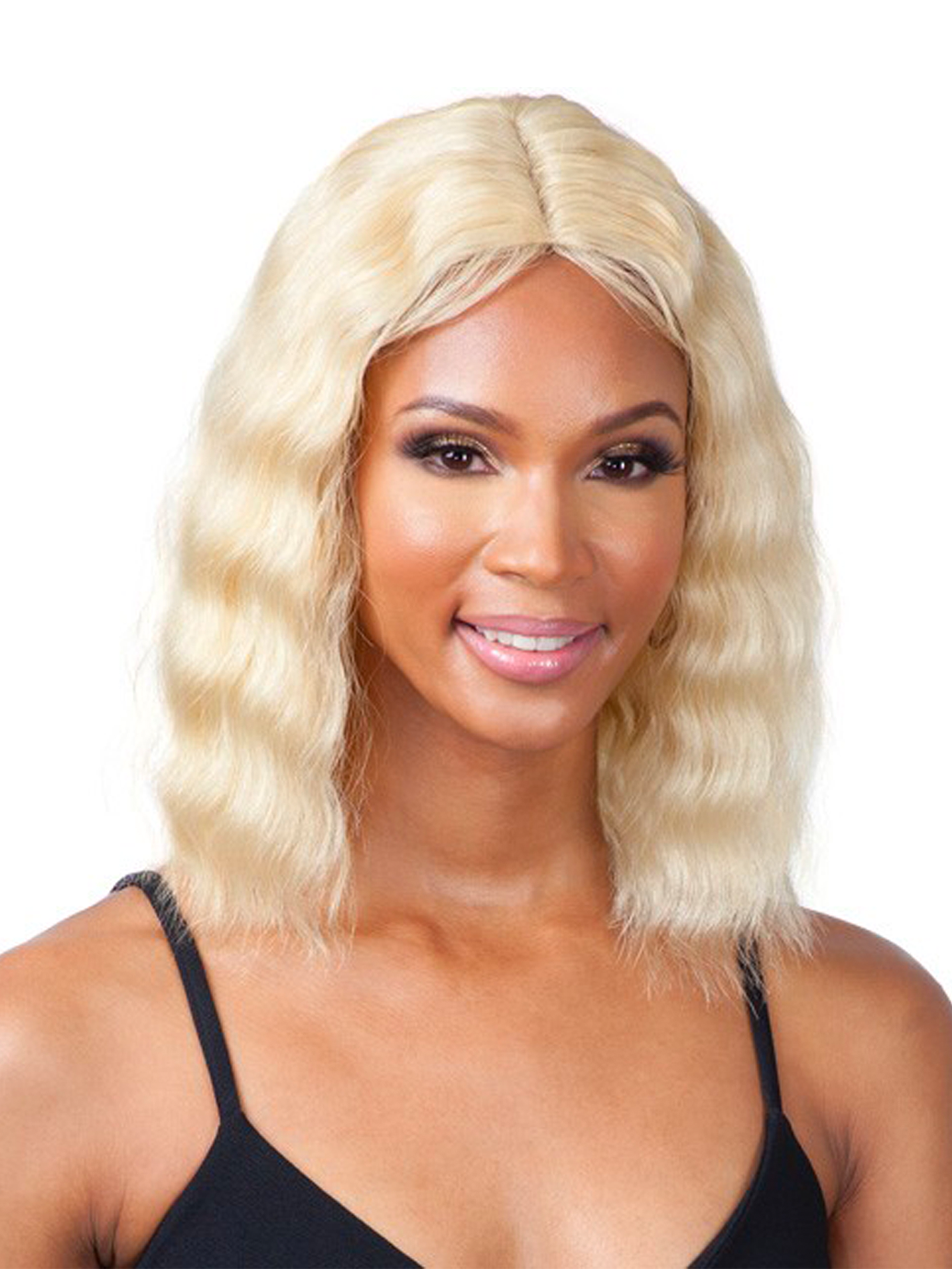 Mayde Human Hair Invisible Lace Part Wig Nu Wave