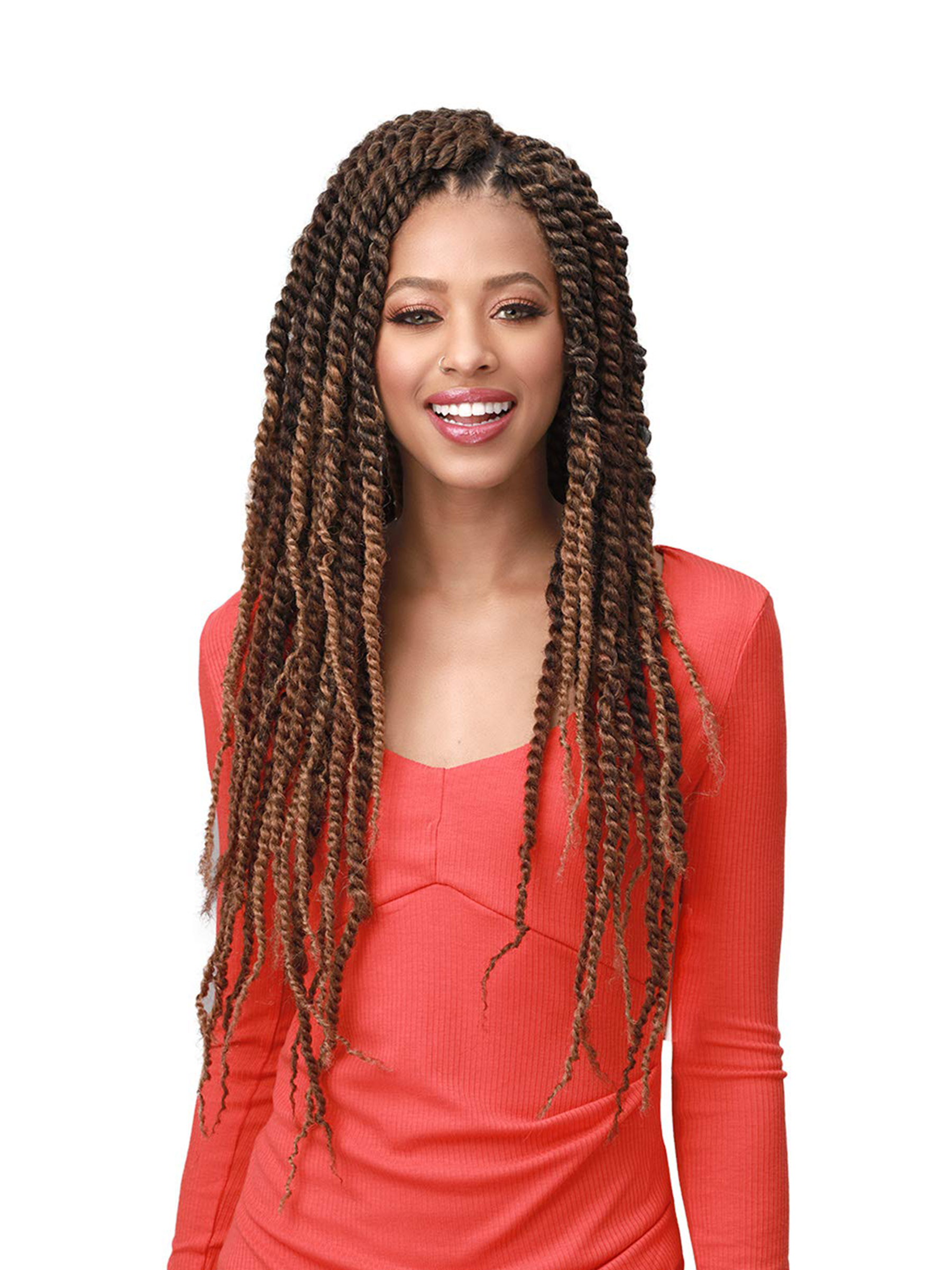 Bobbi Boss Synthetic Crochet 3X Pre Stretched Jamaica Braid 24"