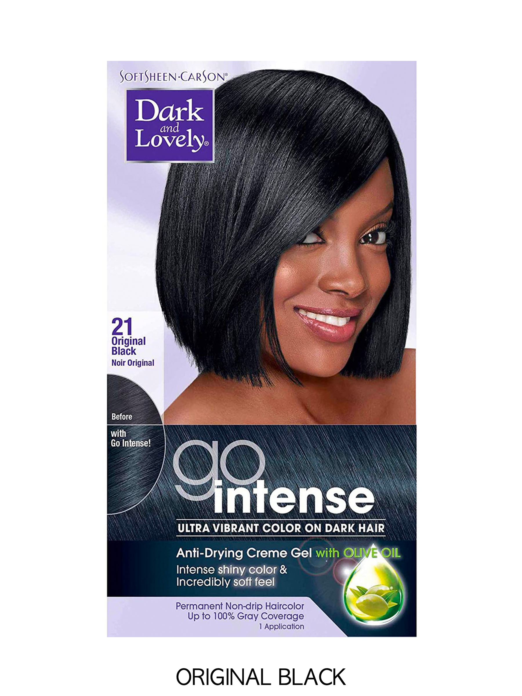 Dark & Lovely Go Intense Permanent Hair Color Kit