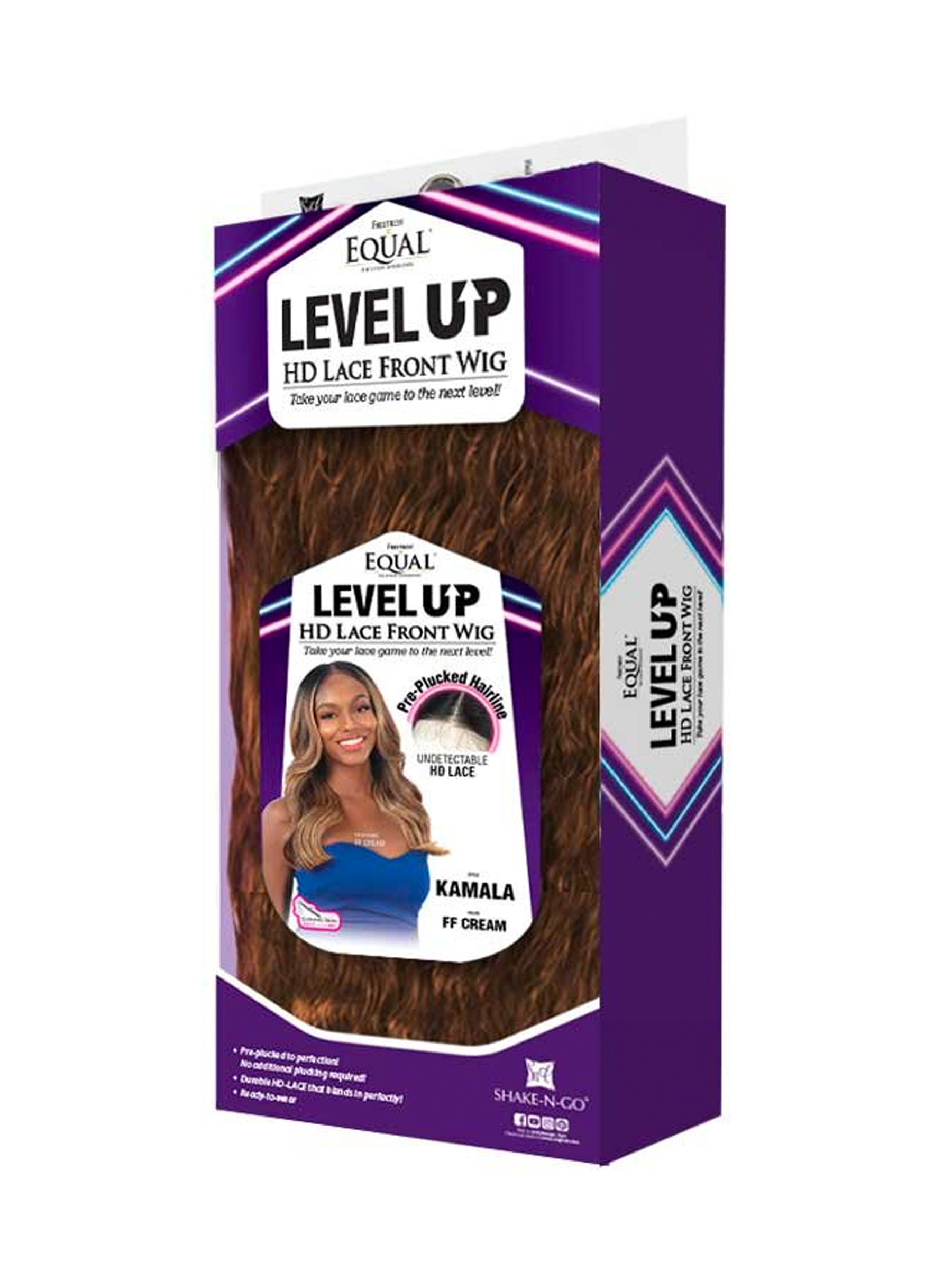 Shake-N-Go Freetress Equal Level Up HD Lace Front Wig Kamala