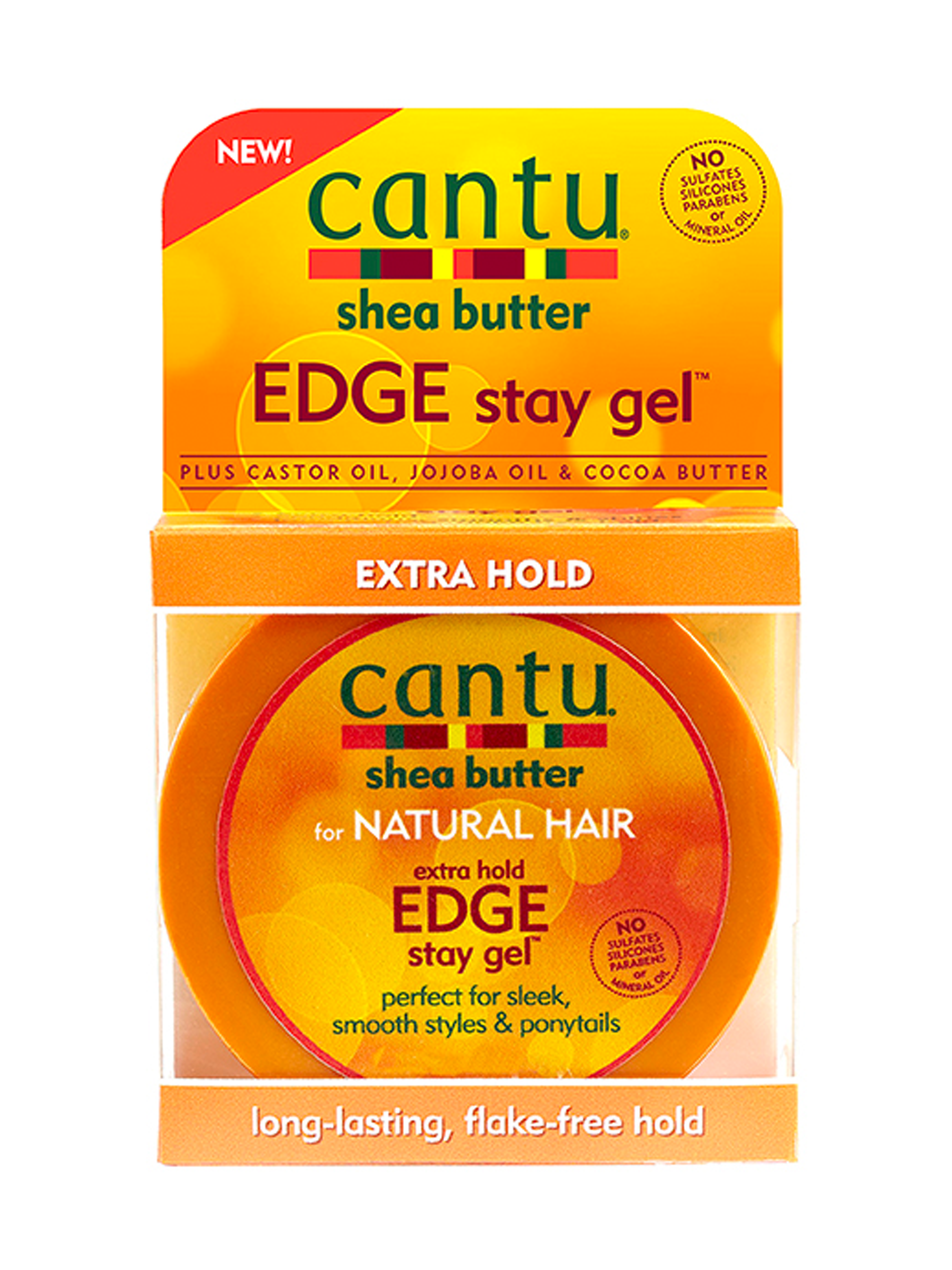 Cantu Shea Butter Extra Hold Edge Stay Gel 2.25oz