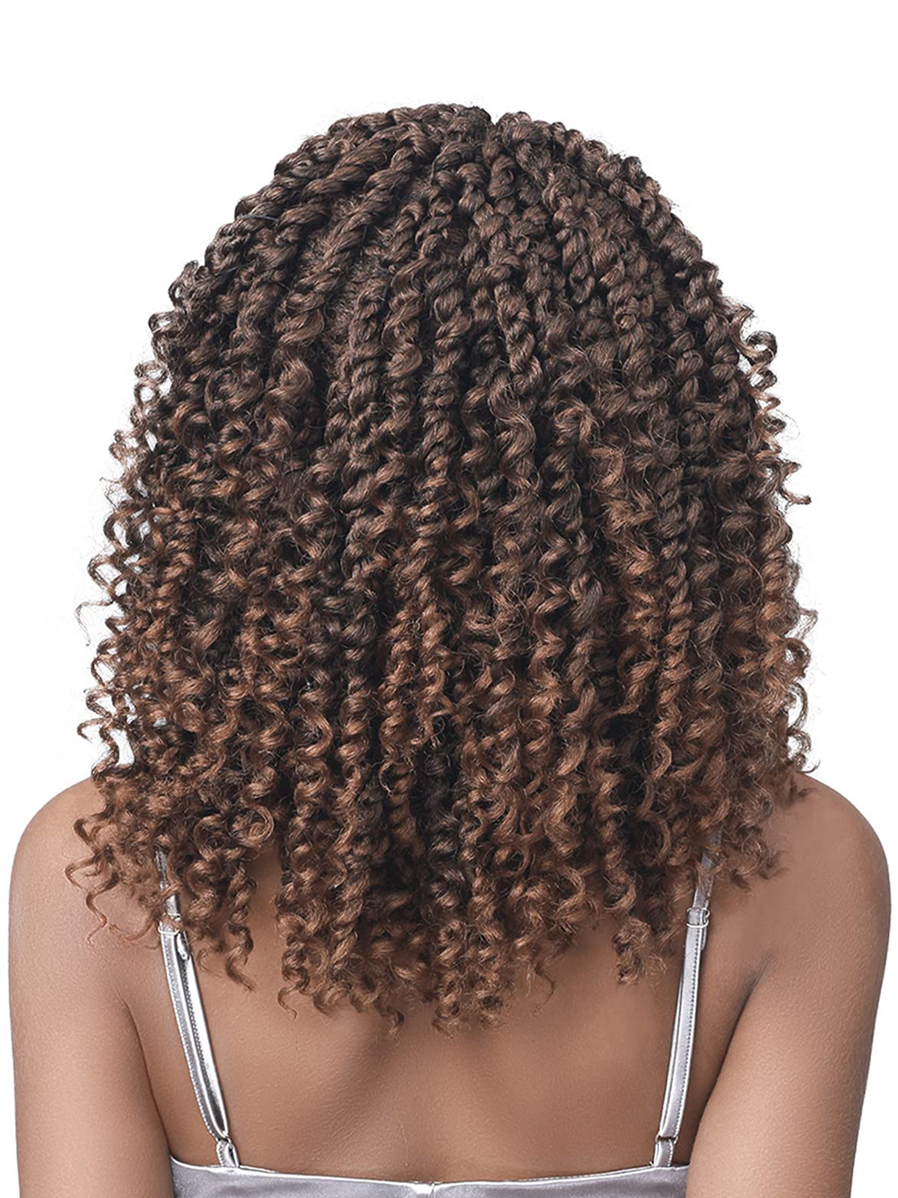 Bobbi Boss Synthetic Braided 4X4 HD Lace Wig MLF611 Passion Twist Boho 16