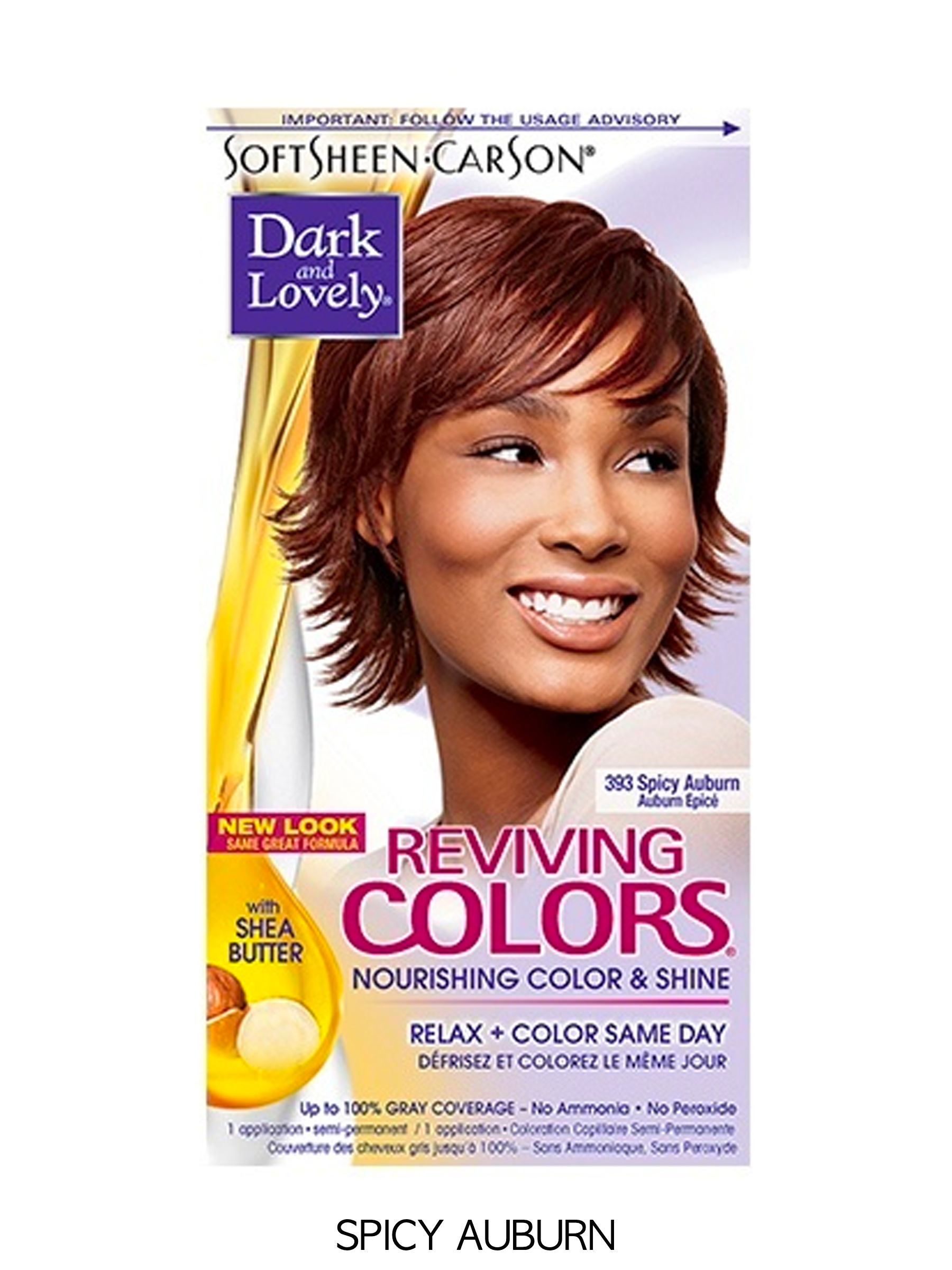 Dark & Lovely Reviving Colors Semi-Permanent Hair Color Kit