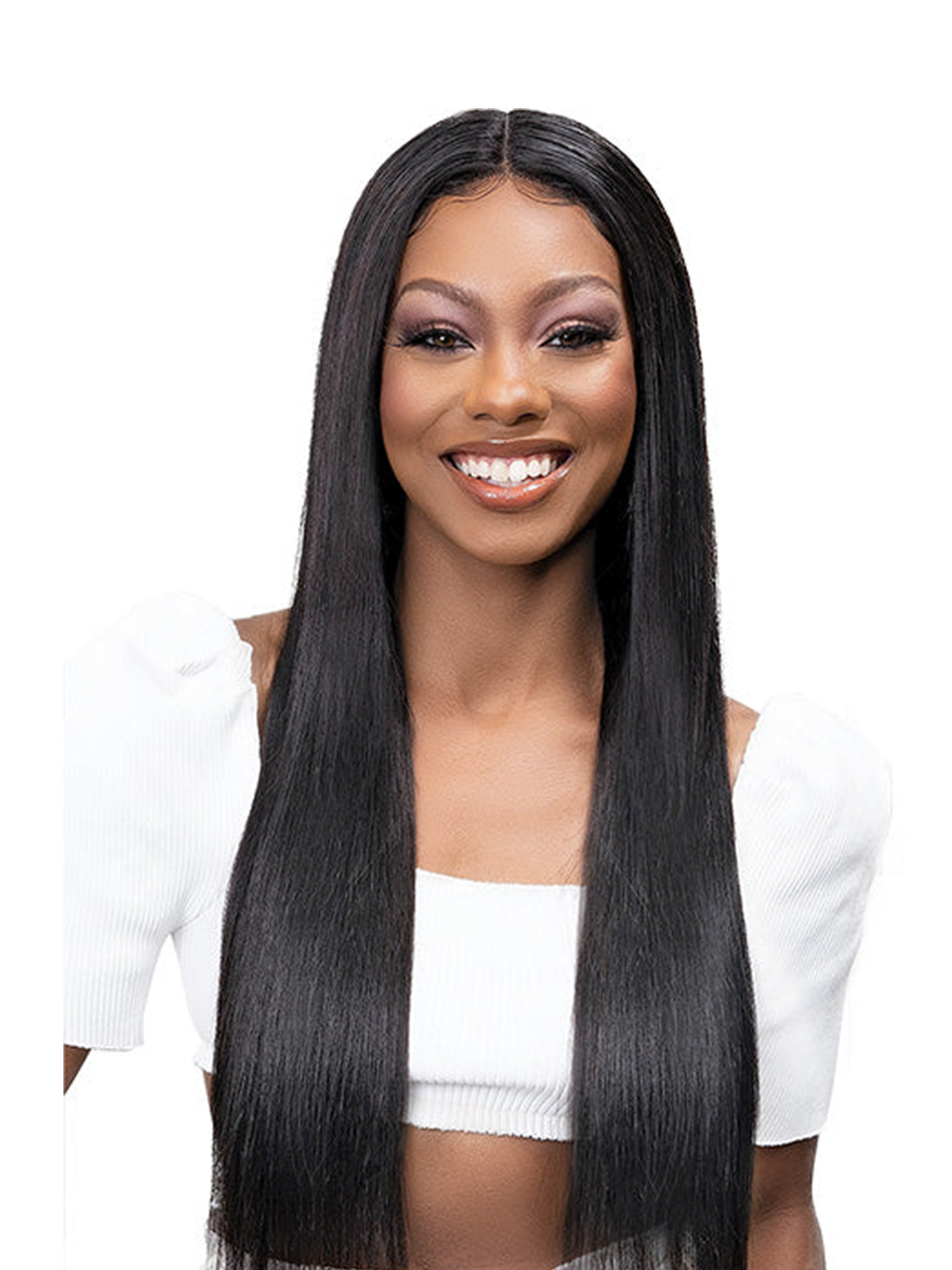 Janet Collection 100% Remy Human Hair Deep Part HD Lace Wig Leila 28"